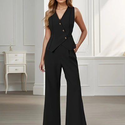 Fashion Solid Color Long Women's Clothing Suit