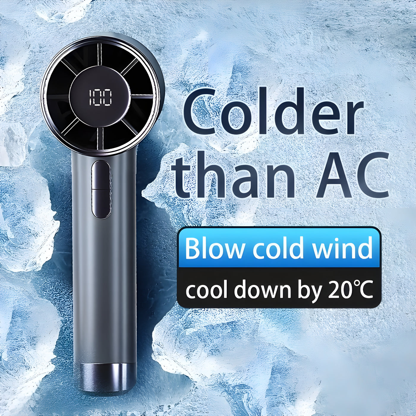 Draagbare USB Ventilator – Oplaadbaar & Krachtig