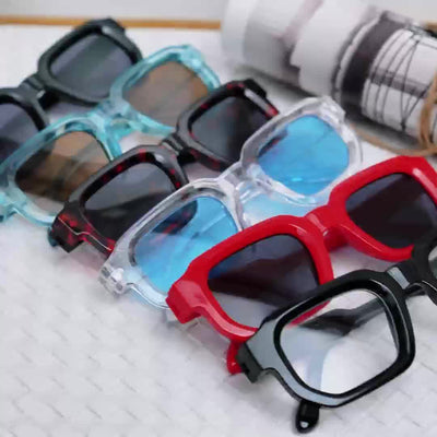 Stijlvolle zonnebrillen in meerdere kleurvarianten