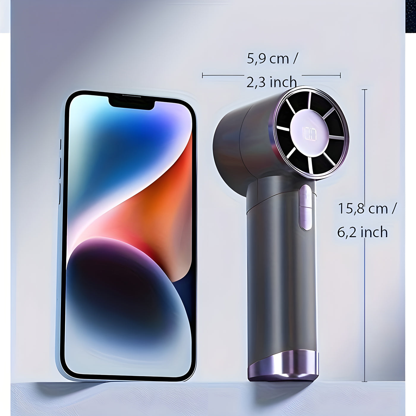 Draagbare USB Ventilator – Oplaadbaar & Krachtig